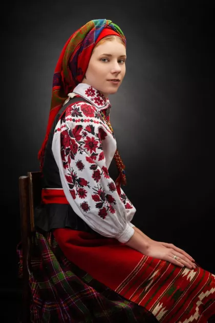 В Житомирській області сорочки найчастіше вишиваються хрестиком