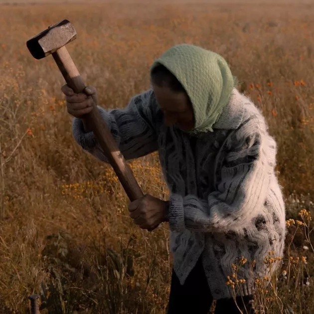 67-річна українка робить усе для того, щоб зберегти свою ферму та продовжити жити | Фото: Jędrzej Nowicki/Instagram